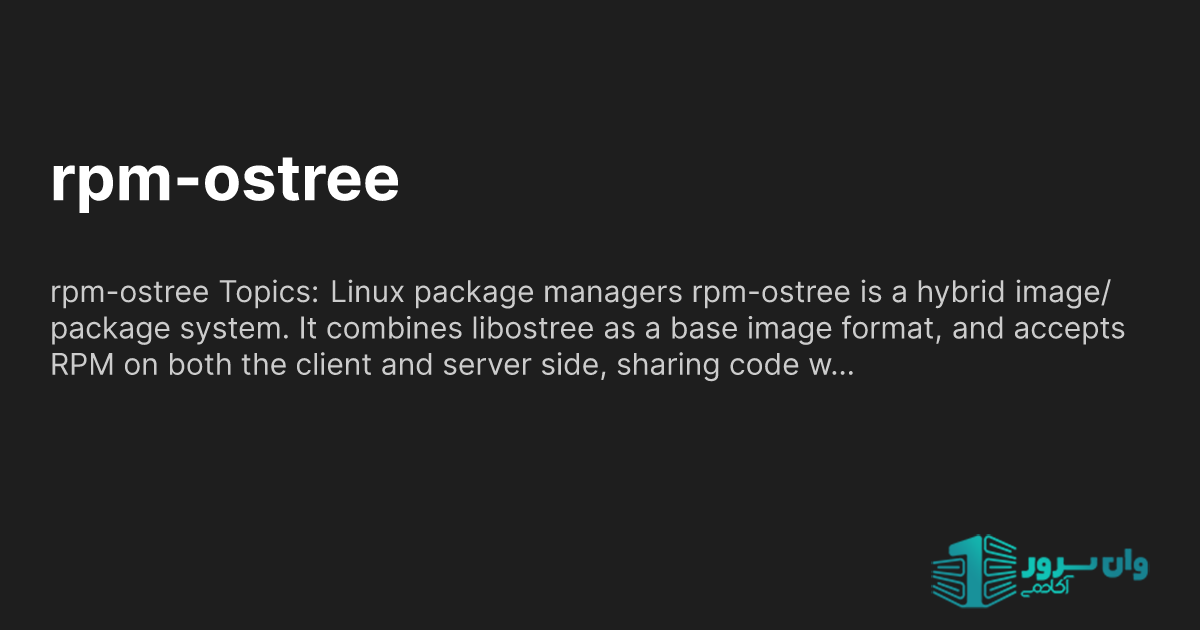 rpm-ostree