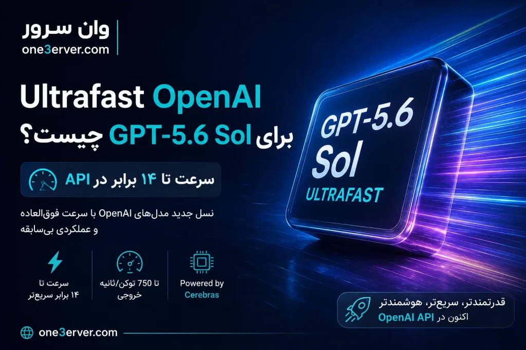 GPT-5.6 Sol Ultrafast؛ سرعت تا ۱۴ برابر در OpenAI API | وان سرور