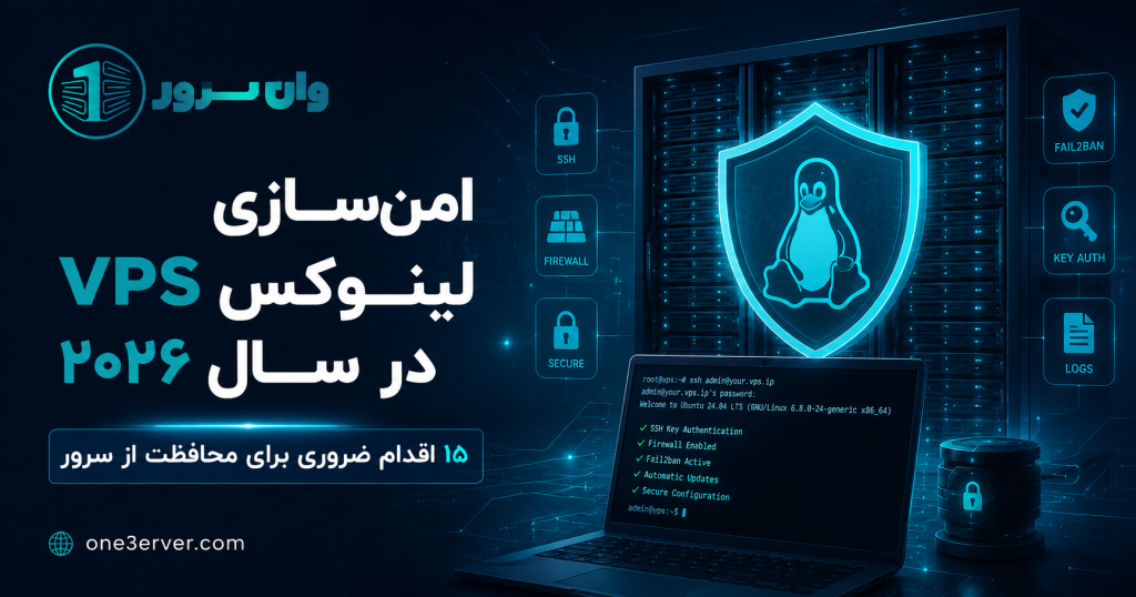 راهنمای امن‌سازی VPS لینوکس در سال ۲۰۲۶؛ ۱۵ اقدام ضروری برای محافظت از سرور