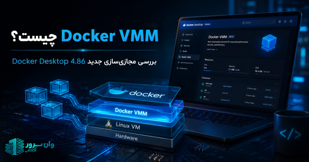 Docker VMM چیست؟ بررسی مجازیسازی جدید Docker Desktop 4.86