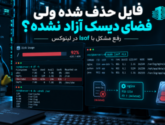 فایل حذف شده ولی فضای دیسک آزاد نشده؟ رفع مشکل با lsof در لینوکس