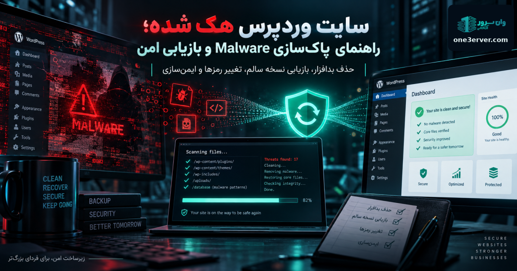 سایت وردپرس هک شده؛ راهنمای پاک‌سازی Malware و بازیابی امن
