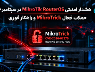 هشدار امنیتی MikroTik RouterOS در سپتامبر ۲۰۲۶؛ حملات فعال MikroTrick و راهکار فوری